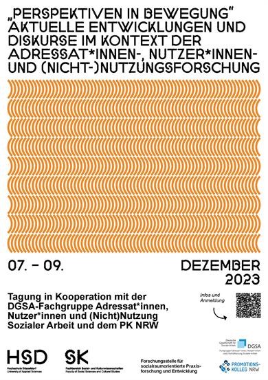 Plakat zur Tagung "Perspektiven in Bewegung"
